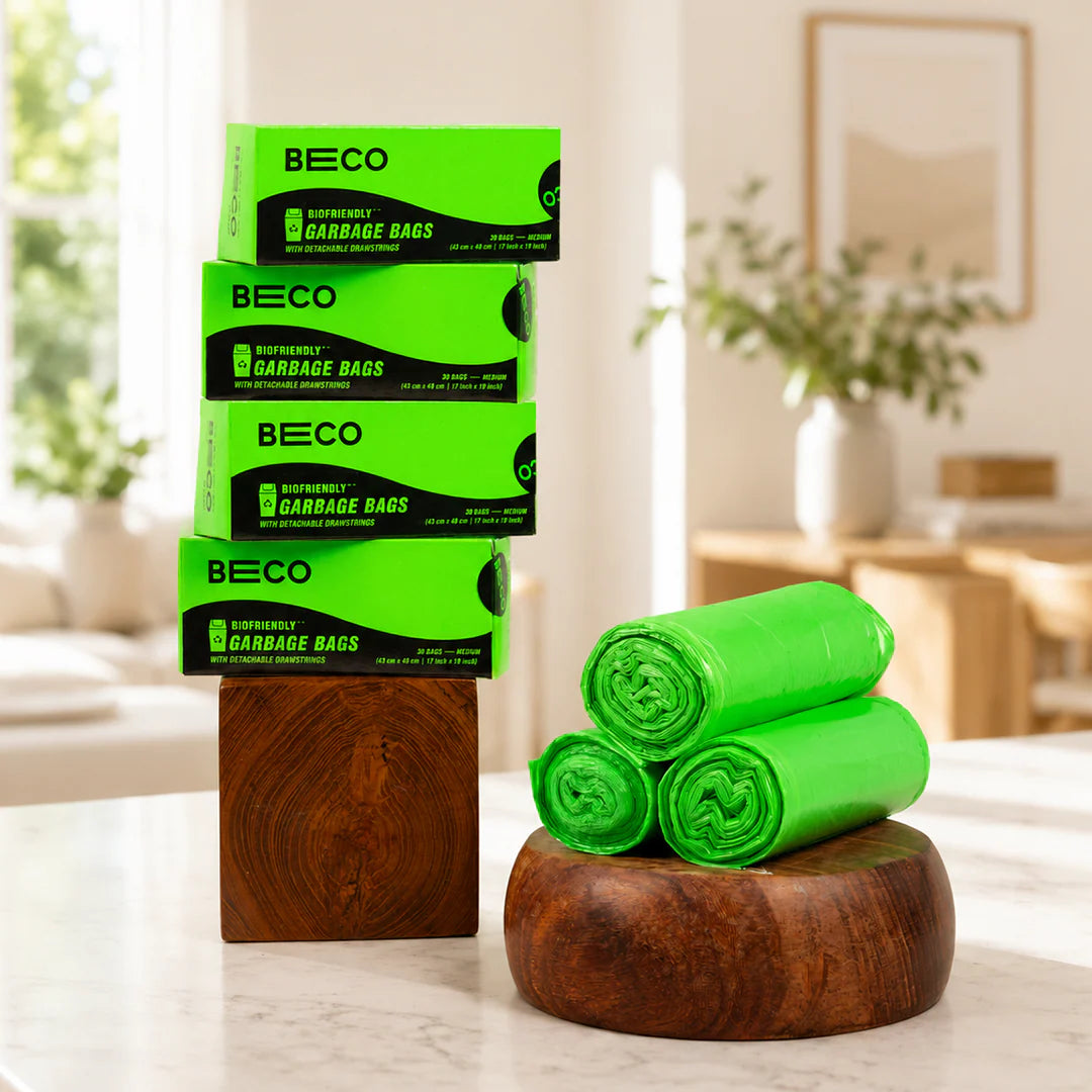 Biofriendly Garbage Bags - Medium - 30 bags/roll | Pack of 4