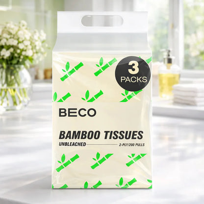 Bamboo Facial Tissues - 200 pulls | Pack of 3