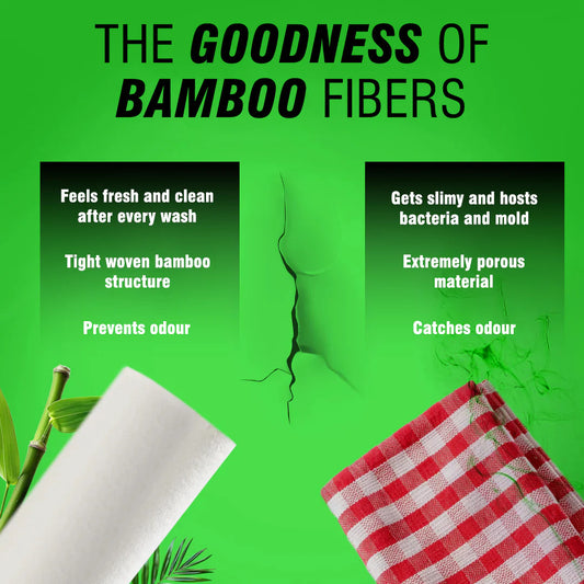 Reusable Bamboo Kitchen Towel - 20 Sheets