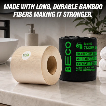Bamboo Toilet Paper - 160 pulls | Pack of 6