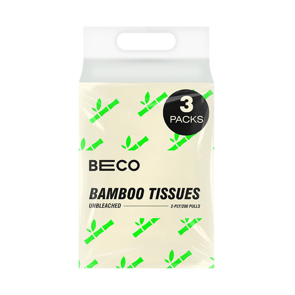 Bamboo Facial Tissues - 200 pulls | Pack of 3