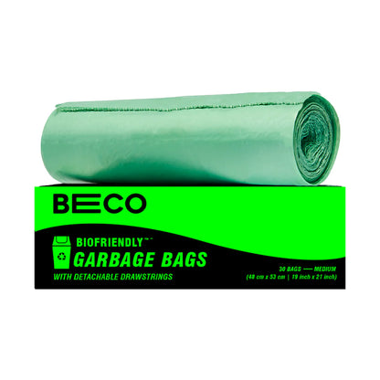 Biofriendly Garbage Bags - Medium - 30 bags/roll | Pack of 4