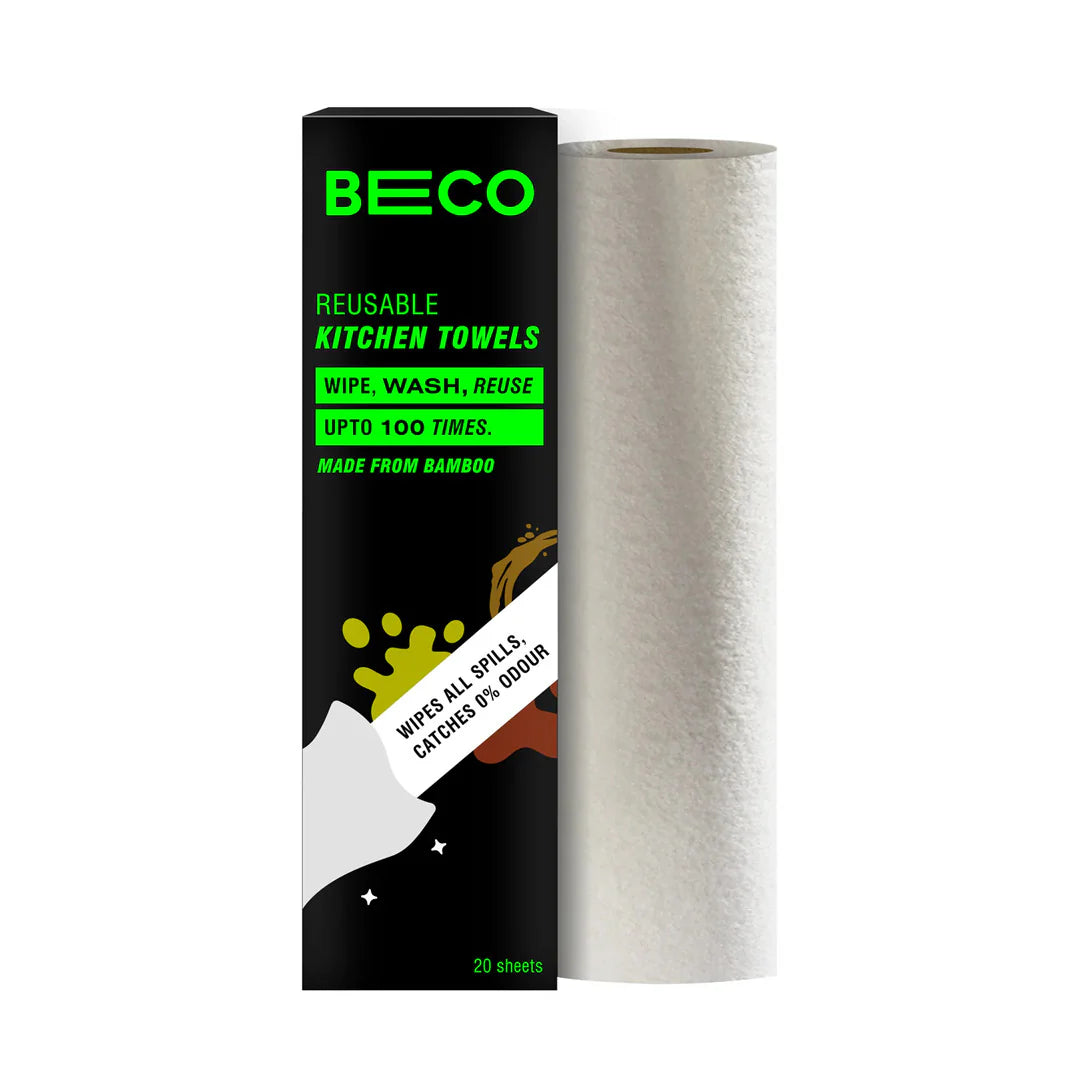 Reusable Bamboo Kitchen Towel - 20 Sheets