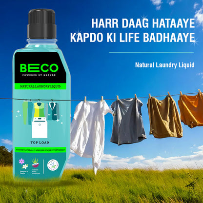 Natural Laundry Cleaner Liquid Shampoo Top Load 4 L Refill