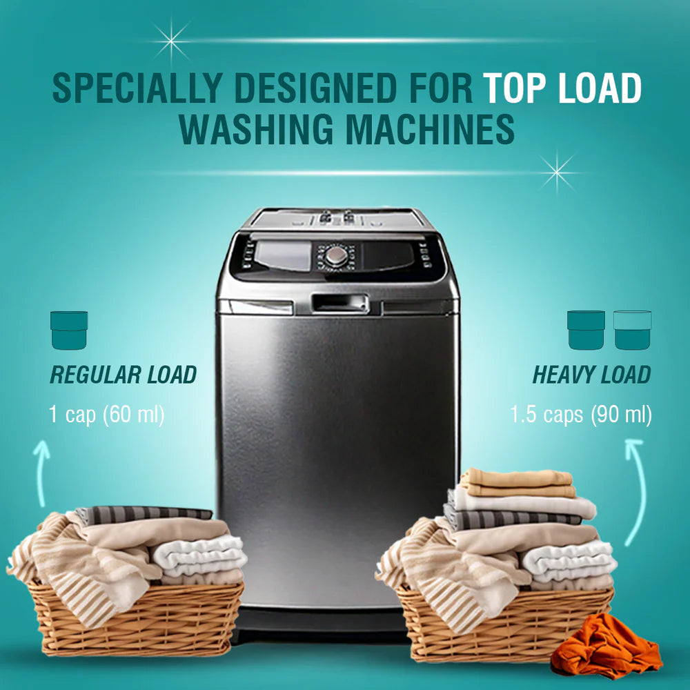 Natural Laundry Cleaner Liquid Shampoo Top Load 4 L Refill