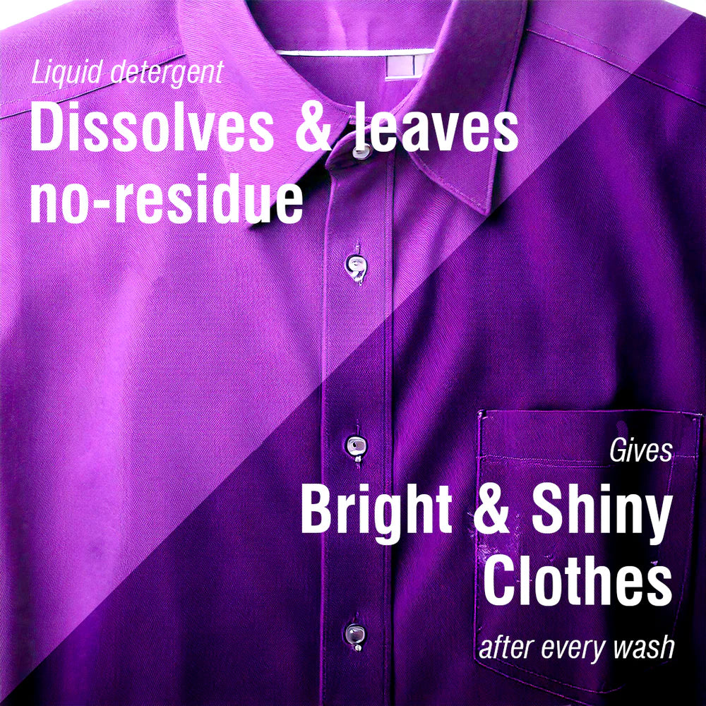 Natural Laundry Cleaner Liquid Shampoo Front Load 4 L Refill